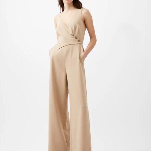 French Connection Azra Twill Jumpsuit - Picture 4 of 10